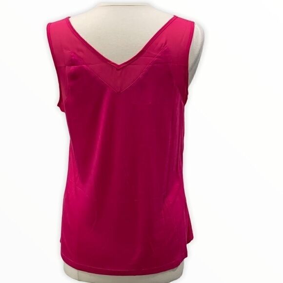 INC International Concepts Women’s Sheer-Trim Top - Picture 9 of 9